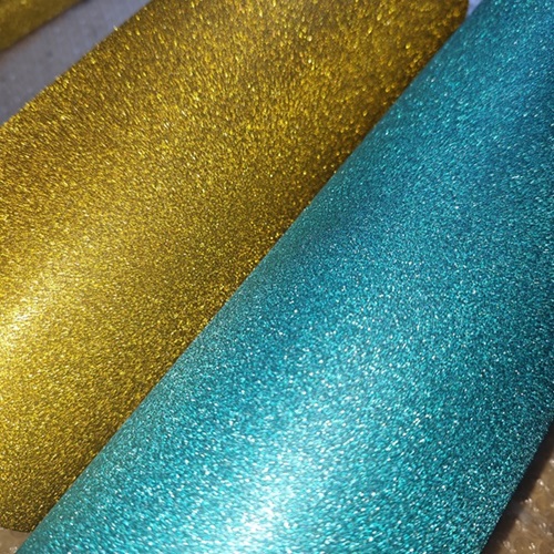 stabilní zlatý prášek Glitter Thermal Laminating Film